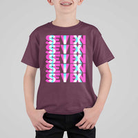 Six Seven Glitch Optical Illusion Meme T Shirt For Kid Funny Gen Z Alpha Gift - Wonder Print Shop