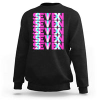 Six Seven Glitch Optical Illusion Meme Sweatshirt Funny Gen Z Alpha Gift - Wonder Print Shop
