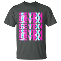 Six Seven Glitch Optical Illusion Meme T Shirt Funny Gen Z Alpha Gift - Wonder Print Shop
