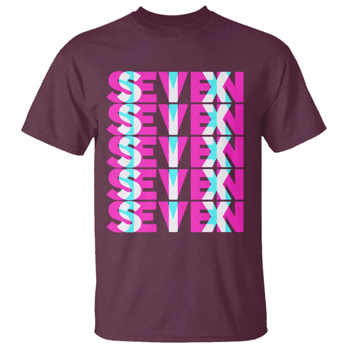 Six Seven Glitch Optical Illusion Meme T Shirt Funny Gen Z Alpha Gift - Wonder Print Shop