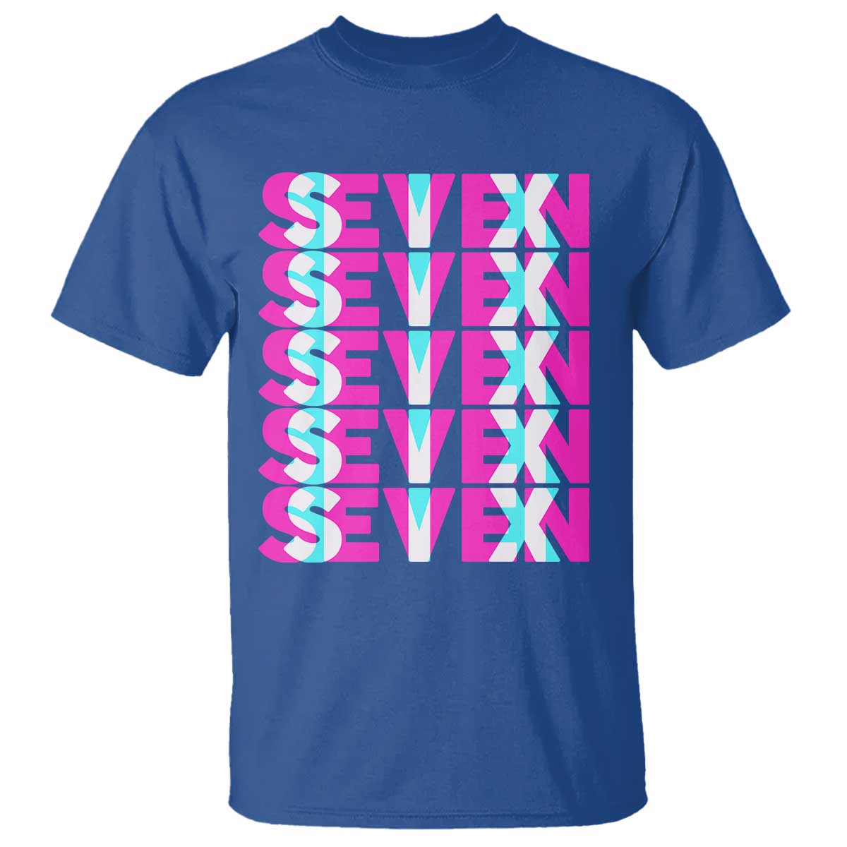 Six Seven Glitch Optical Illusion Meme T Shirt Funny Gen Z Alpha Gift - Wonder Print Shop