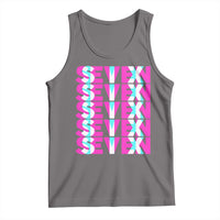 Six Seven Glitch Optical Illusion Meme Tank Top Funny Gen Z Alpha Gift - Wonder Print Shop