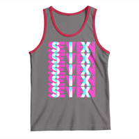 Six Seven Glitch Optical Illusion Meme Tank Top Funny Gen Z Alpha Gift - Wonder Print Shop