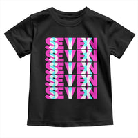 Six Seven Glitch Optical Illusion Meme Toddler T Shirt Funny Gen Z Alpha Gift - Wonder Print Shop