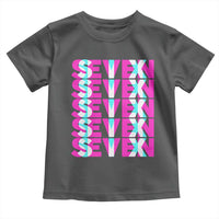 Six Seven Glitch Optical Illusion Meme Toddler T Shirt Funny Gen Z Alpha Gift - Wonder Print Shop