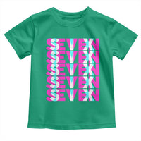 Six Seven Glitch Optical Illusion Meme Toddler T Shirt Funny Gen Z Alpha Gift - Wonder Print Shop