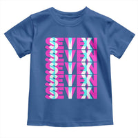 Six Seven Glitch Optical Illusion Meme Toddler T Shirt Funny Gen Z Alpha Gift - Wonder Print Shop