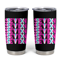 Six Seven Glitch Optical Illusion Meme Tumbler Cup Funny Gen Z Alpha Gift - Wonder Print Shop