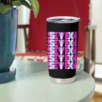 Six Seven Glitch Optical Illusion Meme Tumbler Cup Funny Gen Z Alpha Gift - Wonder Print Shop