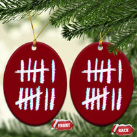 Tally Marks Six Seven Meme Ceramic Ornament Glitch Optical Illusion - Wonder Print Shop