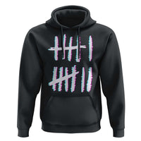 Tally Marks Six Seven Meme Hoodie Glitch Optical Illusion - Wonder Print Shop
