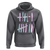 Tally Marks Six Seven Meme Hoodie Glitch Optical Illusion - Wonder Print Shop
