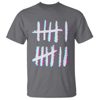 Tally Marks Six Seven Meme T Shirt Glitch Optical Illusion - Wonder Print Shop