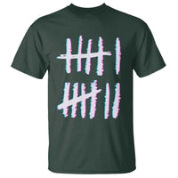 Tally Marks Six Seven Meme T Shirt Glitch Optical Illusion - Wonder Print Shop
