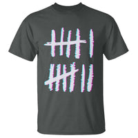 Tally Marks Six Seven Meme T Shirt Glitch Optical Illusion - Wonder Print Shop