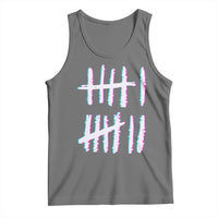 Tally Marks Six Seven Meme Tank Top Glitch Optical Illusion - Wonder Print Shop