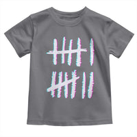 Tally Marks Six Seven Meme Toddler T Shirt Glitch Optical Illusion - Wonder Print Shop