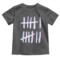 Tally Marks Six Seven Meme Toddler T Shirt Glitch Optical Illusion - Wonder Print Shop
