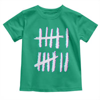 Tally Marks Six Seven Meme Toddler T Shirt Glitch Optical Illusion - Wonder Print Shop