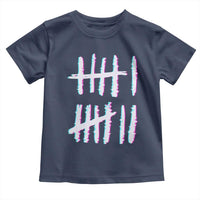 Tally Marks Six Seven Meme Toddler T Shirt Glitch Optical Illusion - Wonder Print Shop