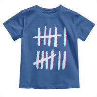 Tally Marks Six Seven Meme Toddler T Shirt Glitch Optical Illusion - Wonder Print Shop