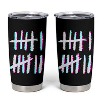 Tally Marks Six Seven Meme Tumbler Cup Glitch Optical Illusion - Wonder Print Shop