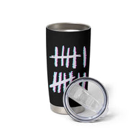 Tally Marks Six Seven Meme Tumbler Cup Glitch Optical Illusion - Wonder Print Shop