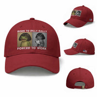Funny Frog Meme Baseball Cap Dilly Dally Lock In Meme