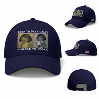 Funny Frog Meme Baseball Cap Dilly Dally Lock In Meme
