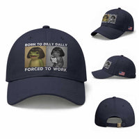 Funny Frog Meme Baseball Cap Dilly Dally Lock In Meme