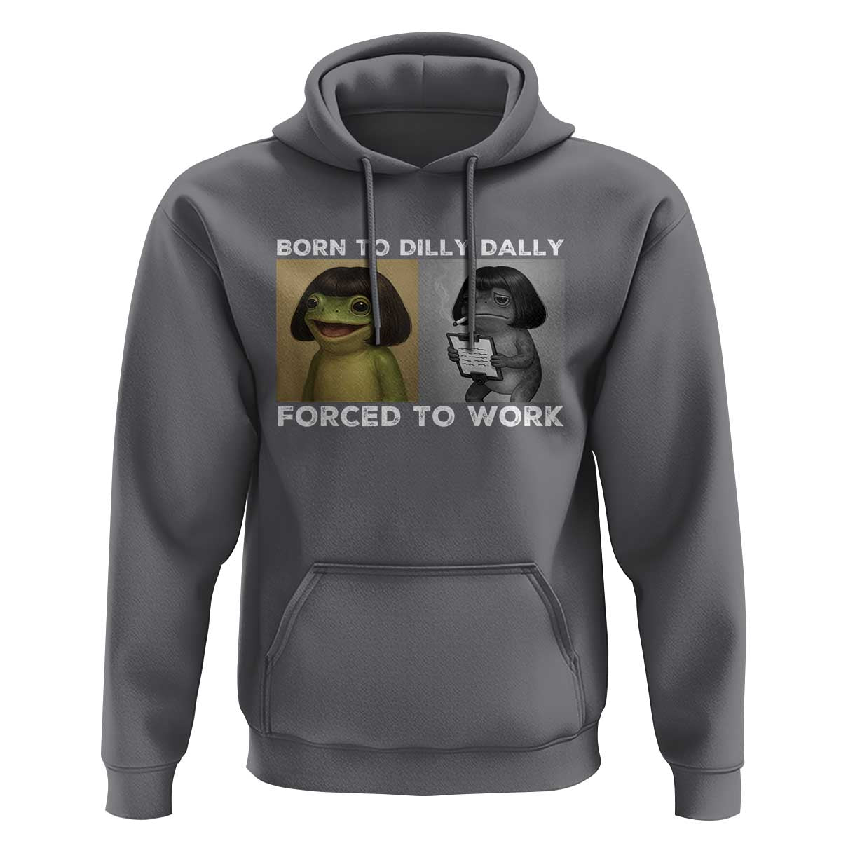 Funny Frog Meme Hoodie Dilly Dally Lock In Meme
