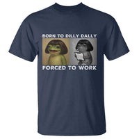 Funny Frog Meme T Shirt Dilly Dally Lock In Meme