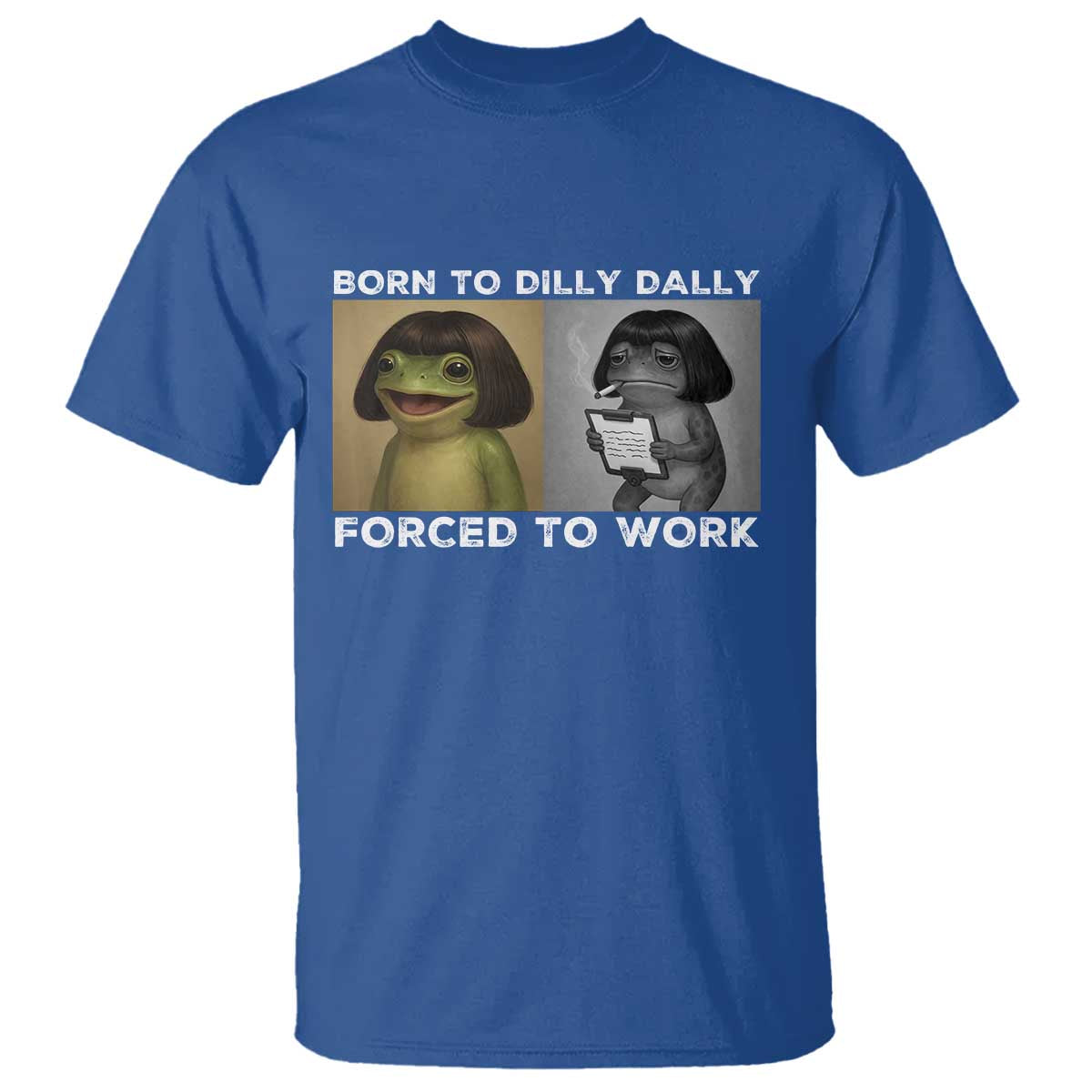 Funny Frog Meme T Shirt Dilly Dally Lock In Meme