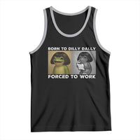 Funny Frog Meme Tank Top Dilly Dally Lock In Meme