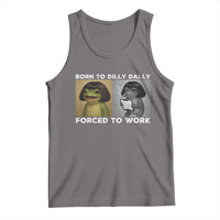 Funny Frog Meme Tank Top Dilly Dally Lock In Meme