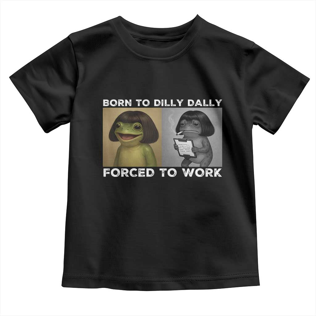 Funny Frog Meme Toddler T Shirt Dilly Dally Lock In Meme