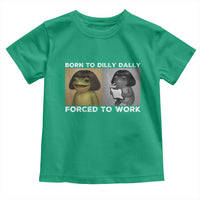 Funny Frog Meme Toddler T Shirt Dilly Dally Lock In Meme