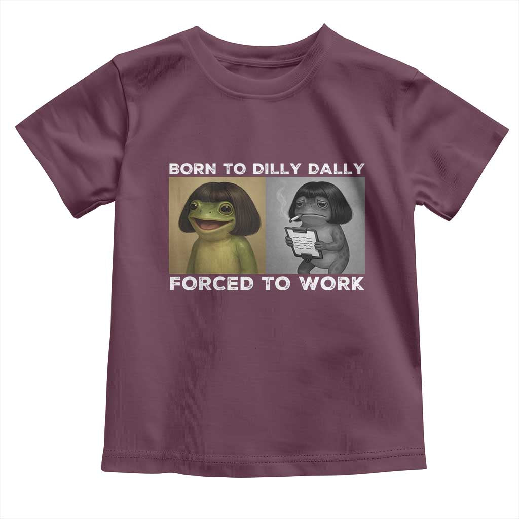 Funny Frog Meme Toddler T Shirt Dilly Dally Lock In Meme