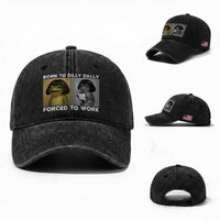 Funny Frog Meme Washed Cotton Baseball Cap Dilly Dally Lock In Meme