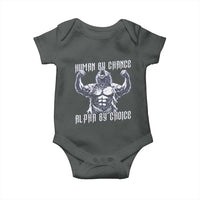 Funny Cringe Werewolf Memes Baby Onesie Human By Chance Alpha By Choice