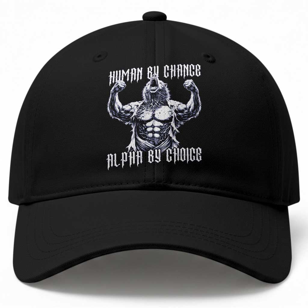 Funny Cringe Werewolf Memes Baseball Cap Human By Chance Alpha By Choice