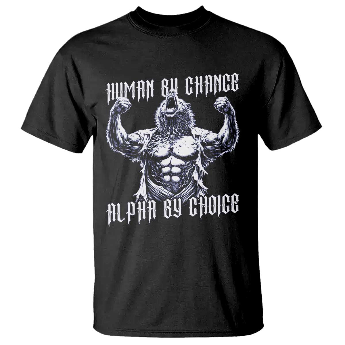Funny Cringe Werewolf Memes T Shirt Human By Chance Alpha By Choice