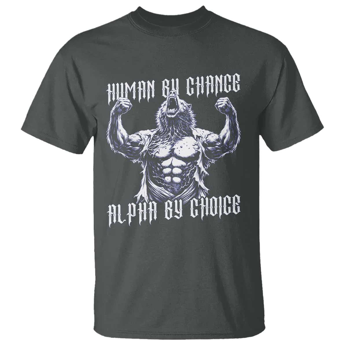 Funny Cringe Werewolf Memes T Shirt Human By Chance Alpha By Choice