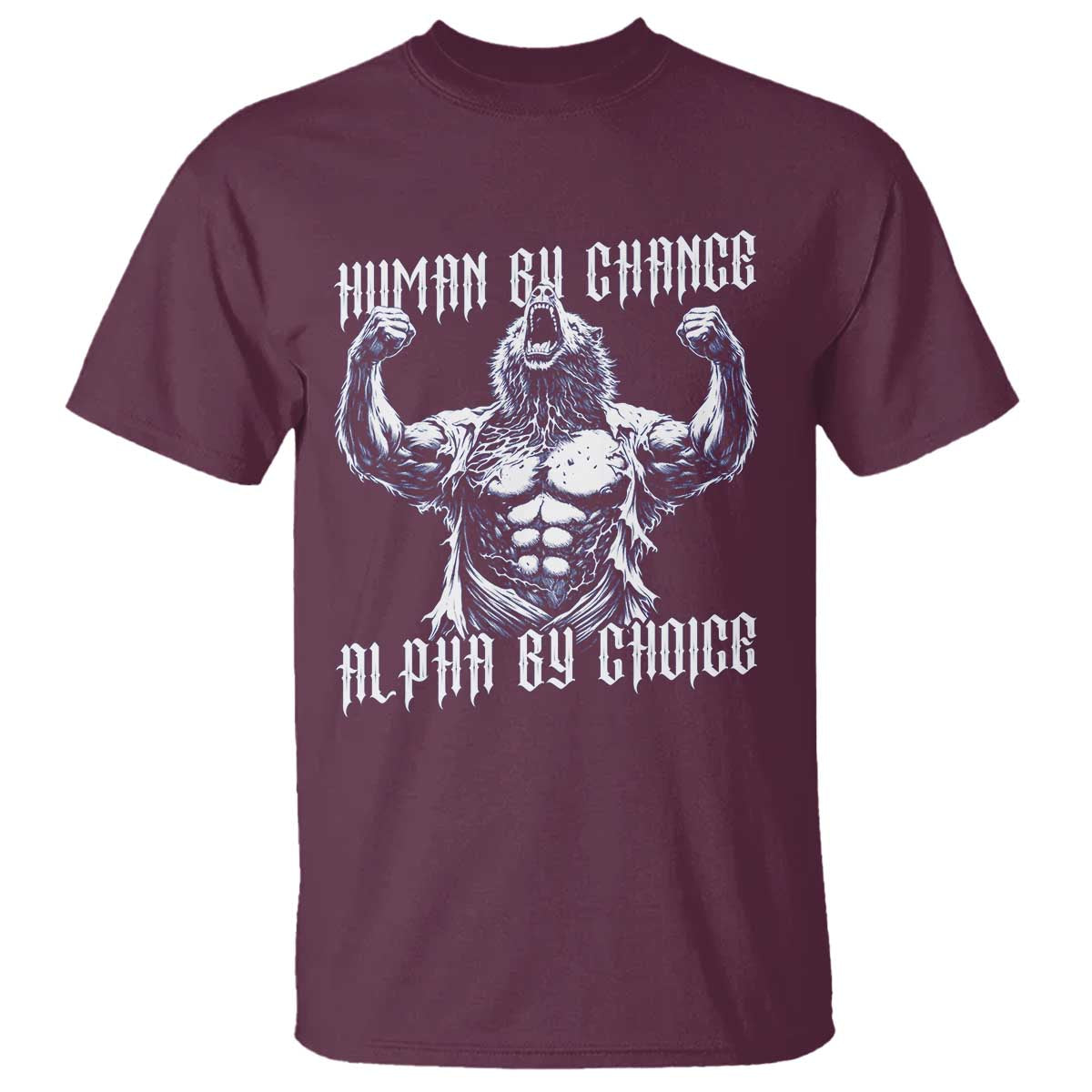 Funny Cringe Werewolf Memes T Shirt Human By Chance Alpha By Choice