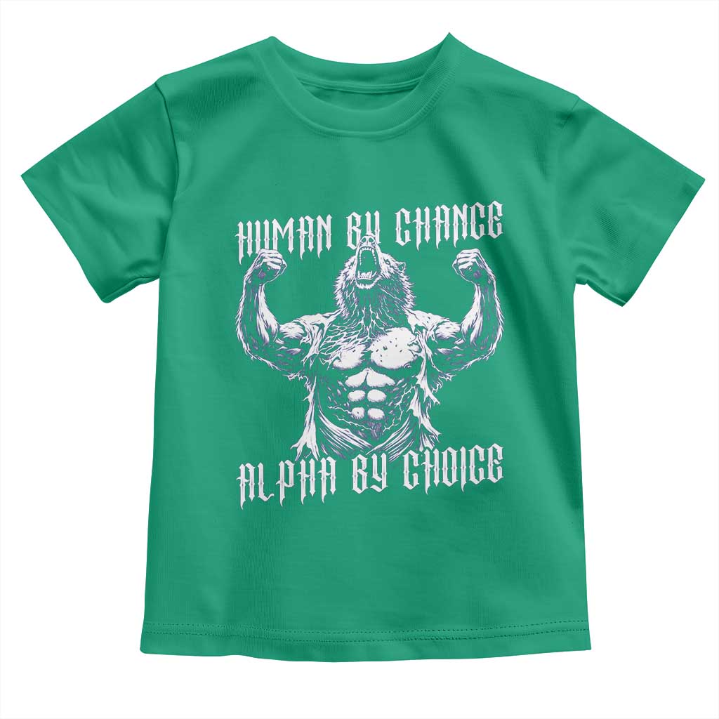 Funny Cringe Werewolf Memes Toddler T Shirt Human By Chance Alpha By Choice