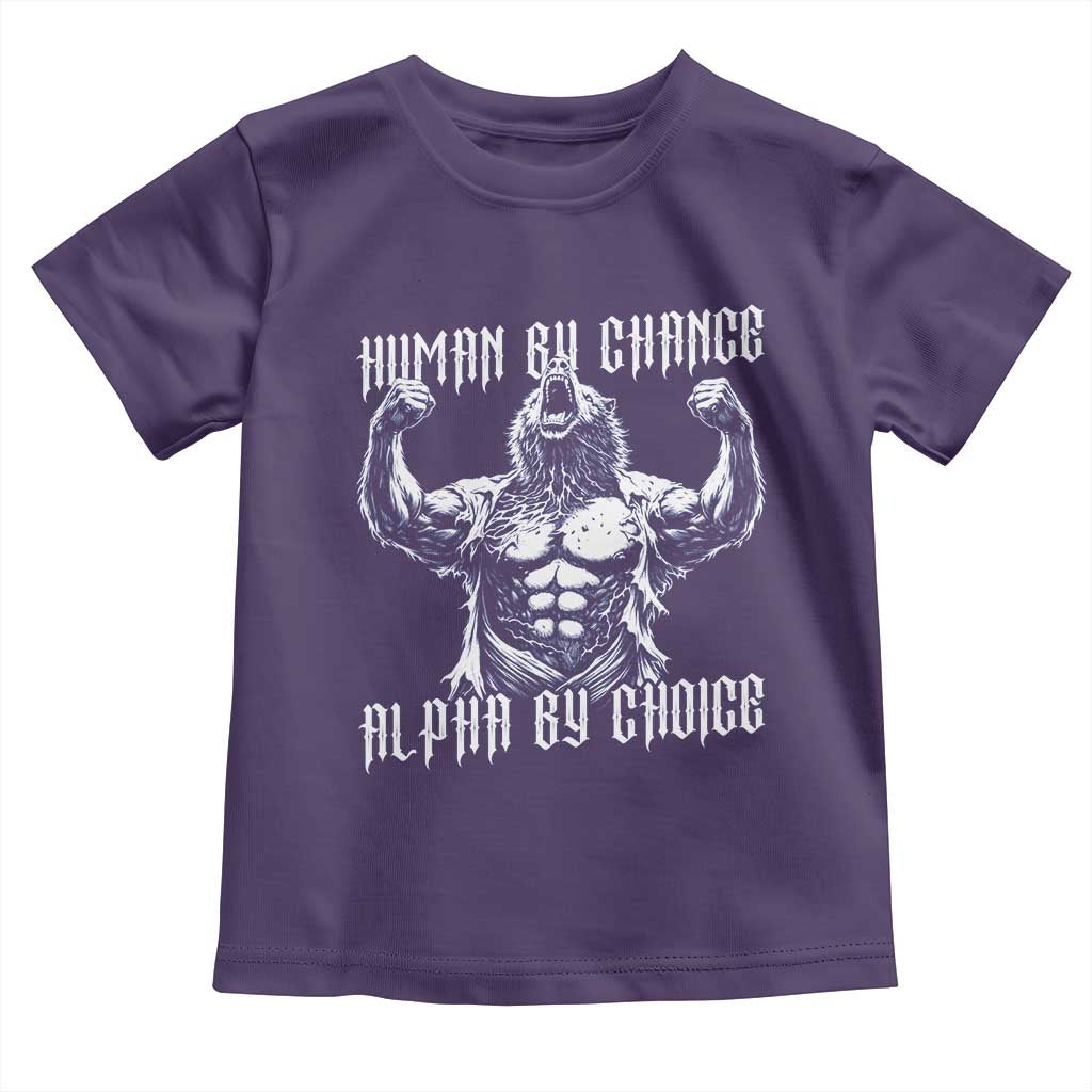 Funny Cringe Werewolf Memes Toddler T Shirt Human By Chance Alpha By Choice