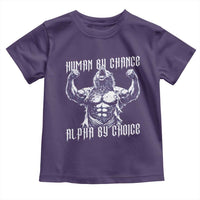 Funny Cringe Werewolf Memes Toddler T Shirt Human By Chance Alpha By Choice