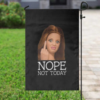 Funny Doll Face Disgusted Garden Flag Nope Not Today Meme