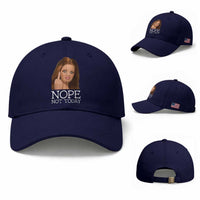 Funny Doll Face Disgusted Baseball Cap Nope Not Today Meme