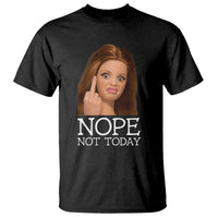 Funny Doll Face Disgusted T Shirt Nope Not Today Meme